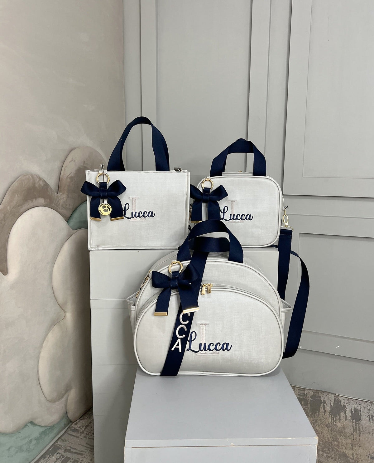 PROMOÇÃO Kit de Bolsas Maternidade 100% Personalizado com nome do Principe/Princesa