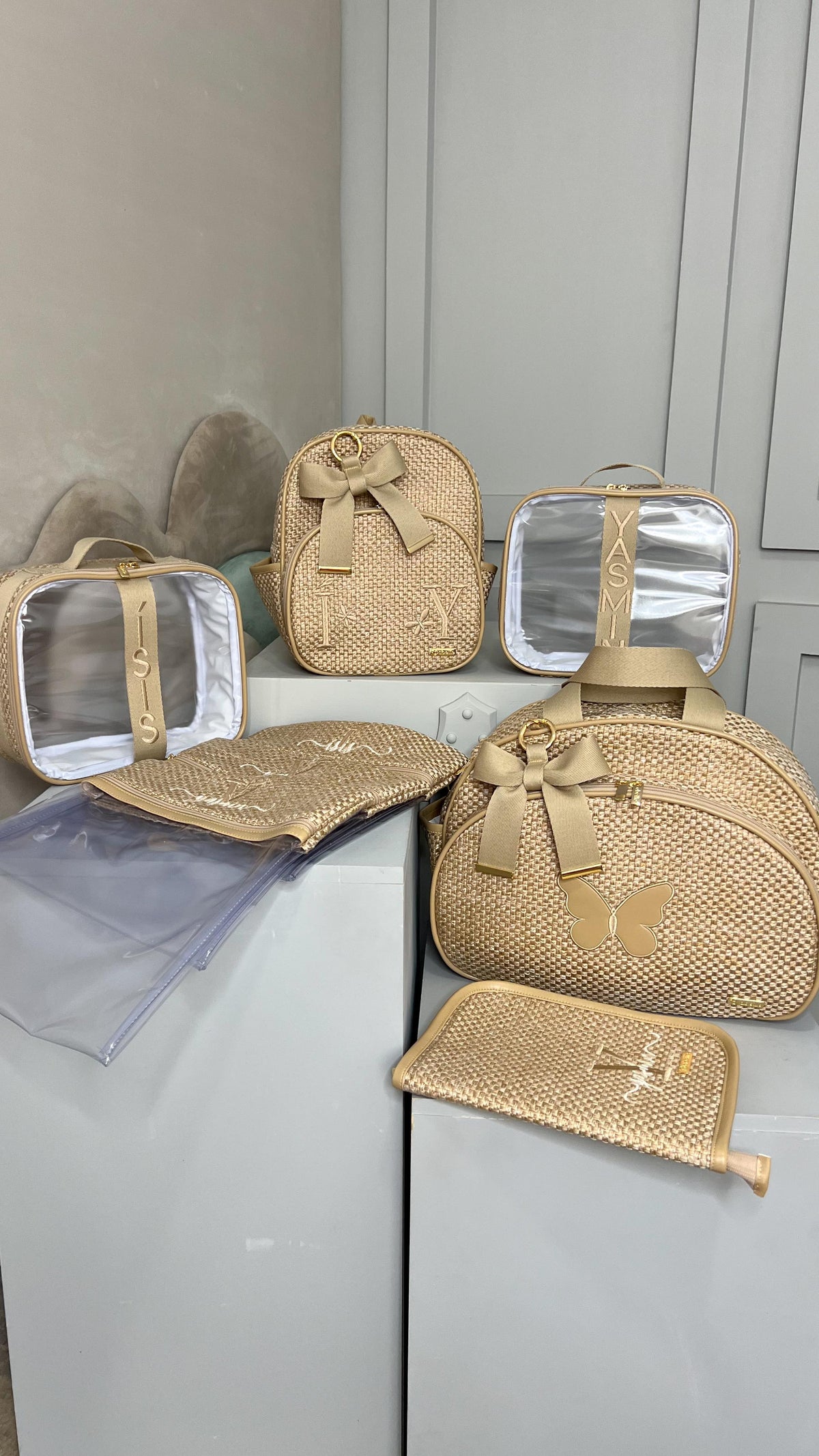 PROMOÇÃO Kit de Bolsas Maternidade 100% Personalizado com nome do Principe/Princesa