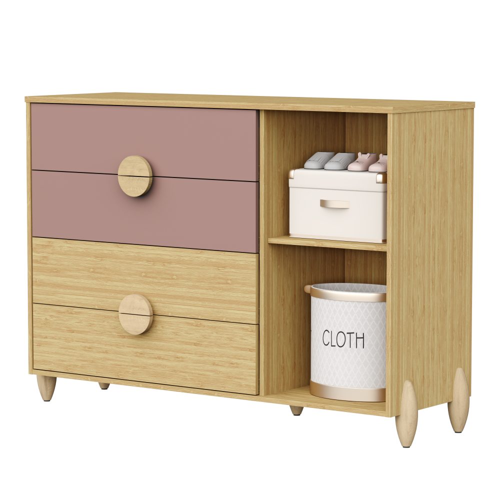 Cômoda Sapateira Gracia Reller - Rosê Naturale