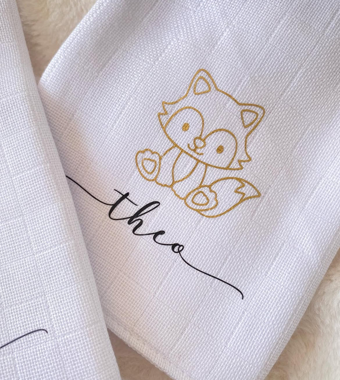 Kit de Fraldinha Personalizado com Nome do Bebê | 6 Peças Personalizadas