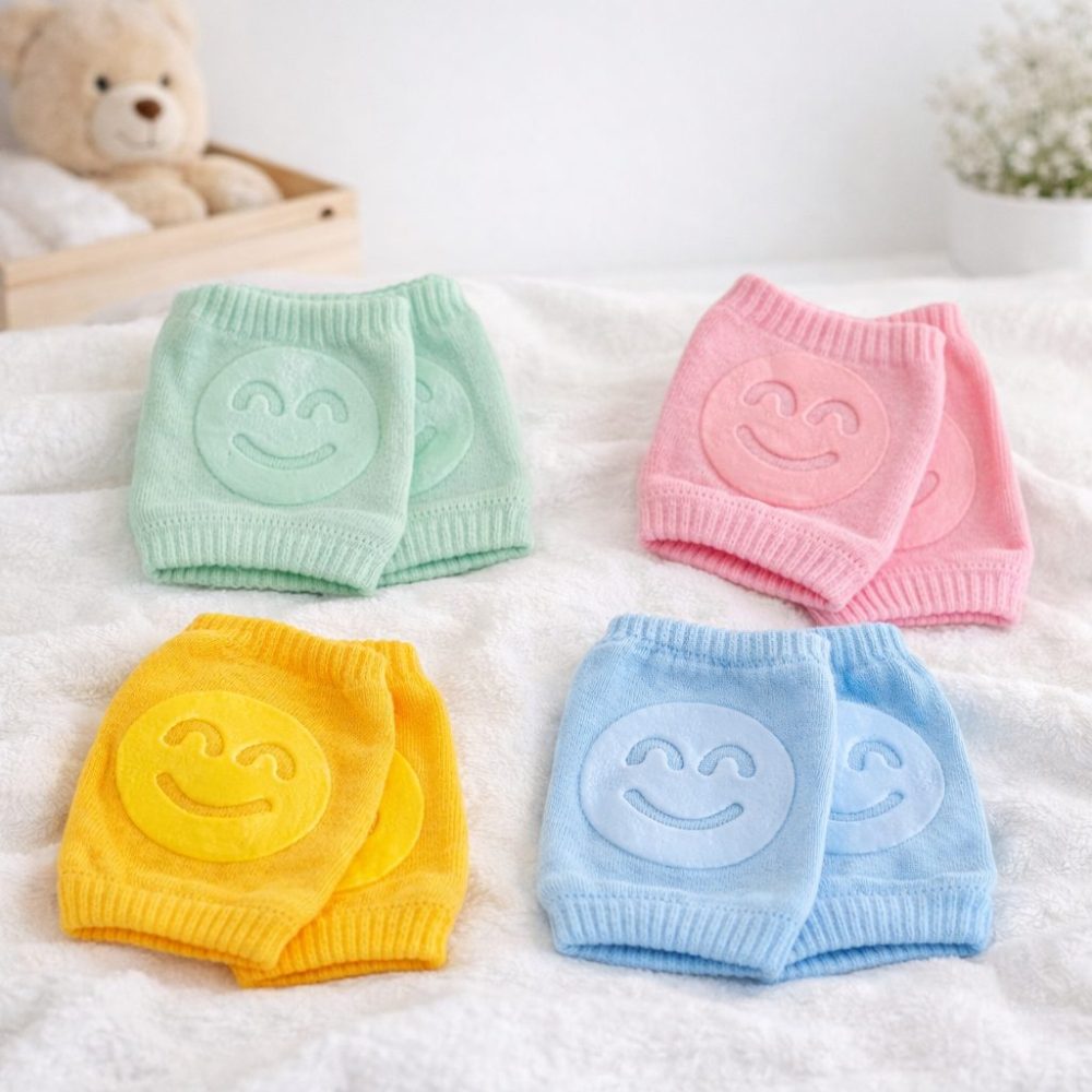 Joelheira Proteção Antiderrapante Infantil Smile