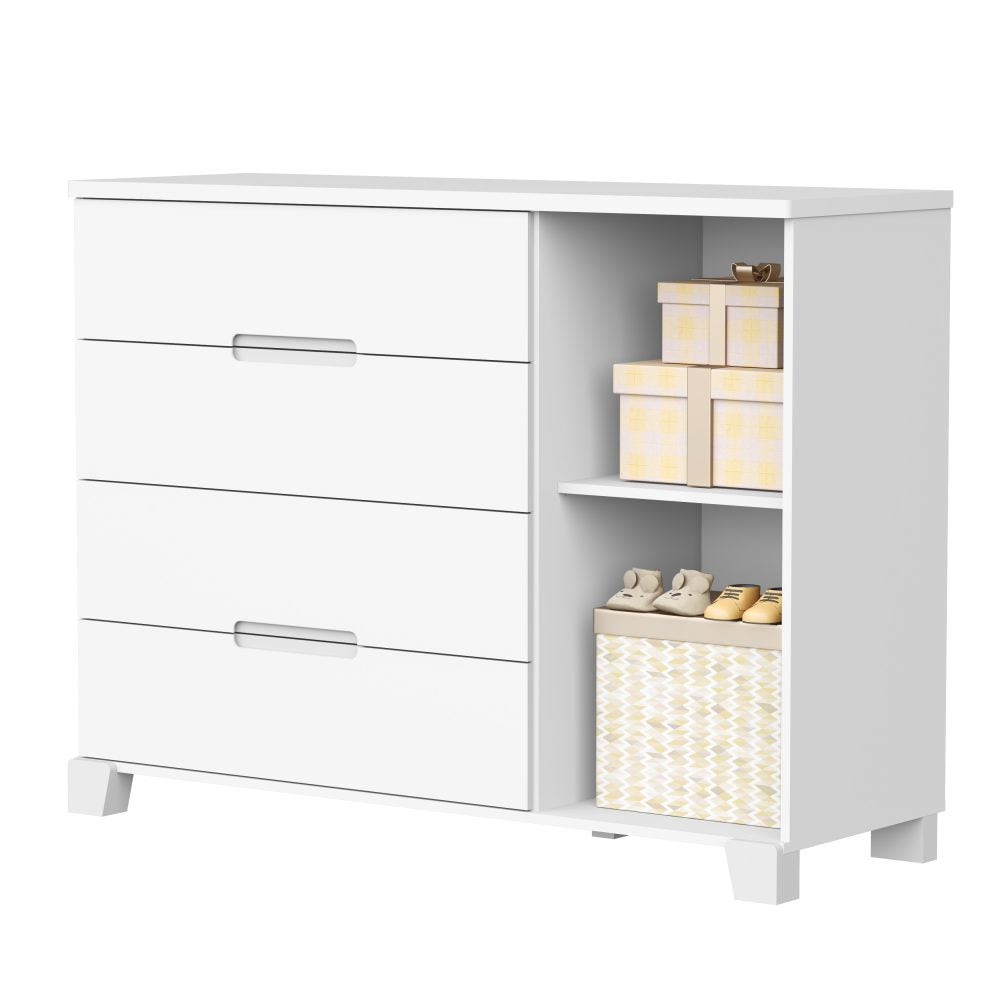 Cômoda Sapateira Luna Reller - Branco Fosco
