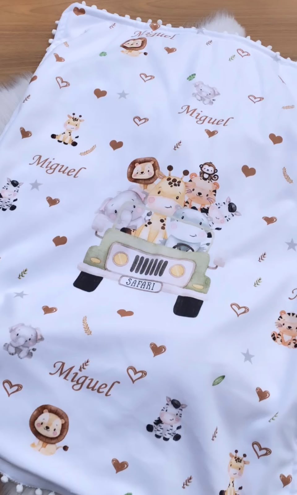 Kit Maternidade Personalizado Completo MASCULINA Safari| Personalize Com o Nome do seu PrĂncipe