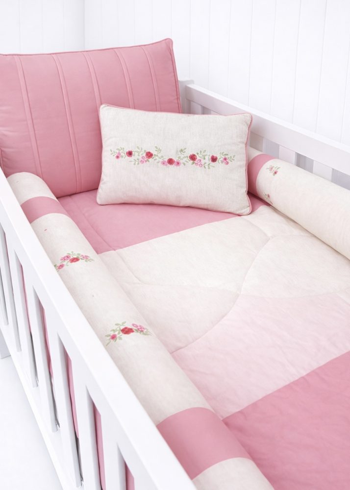 Kit Berço Luxo Padrão Americano - Rose