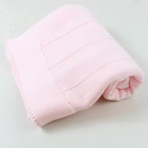 Manta De Tricô Avulsa Básica
Rosa Bebê