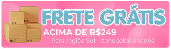 Frete grátis acima de R$115