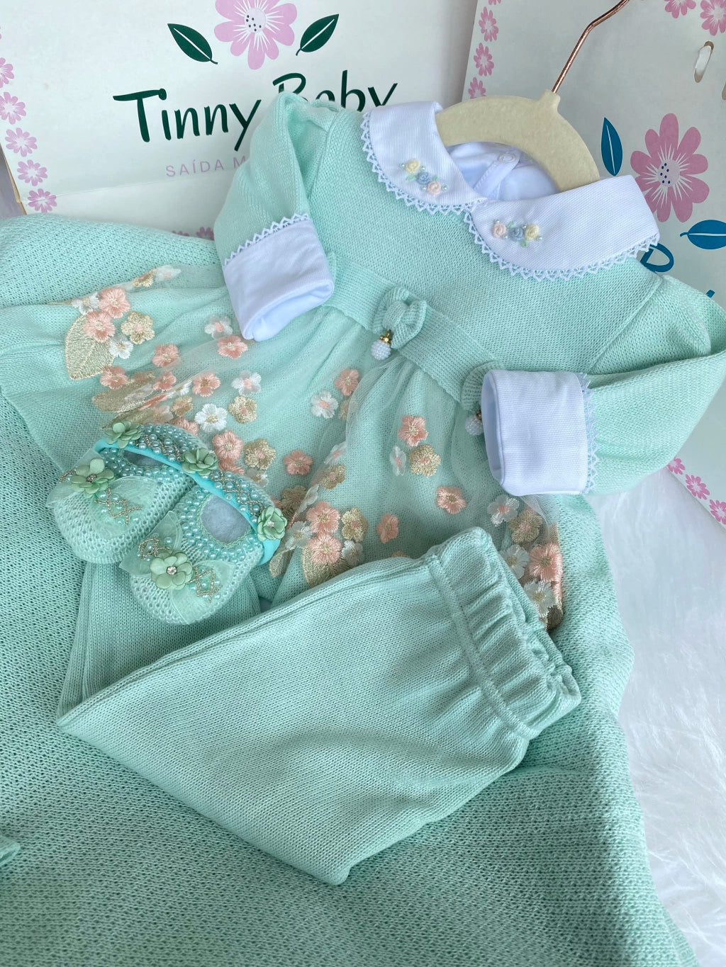 Kit Saída Maternidade Izabella Personalizado | Personalize Com o Nome da Sua Princesa