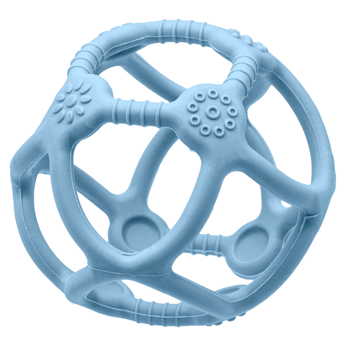 Mordedor Bola em Silicone (4M+) Azul - Buba