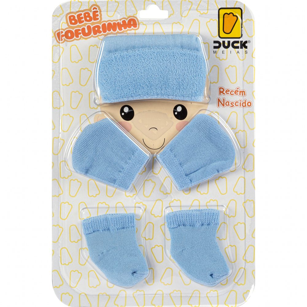 Kit Maternidade Fofurinha Recém Nascido - Azul Bebê