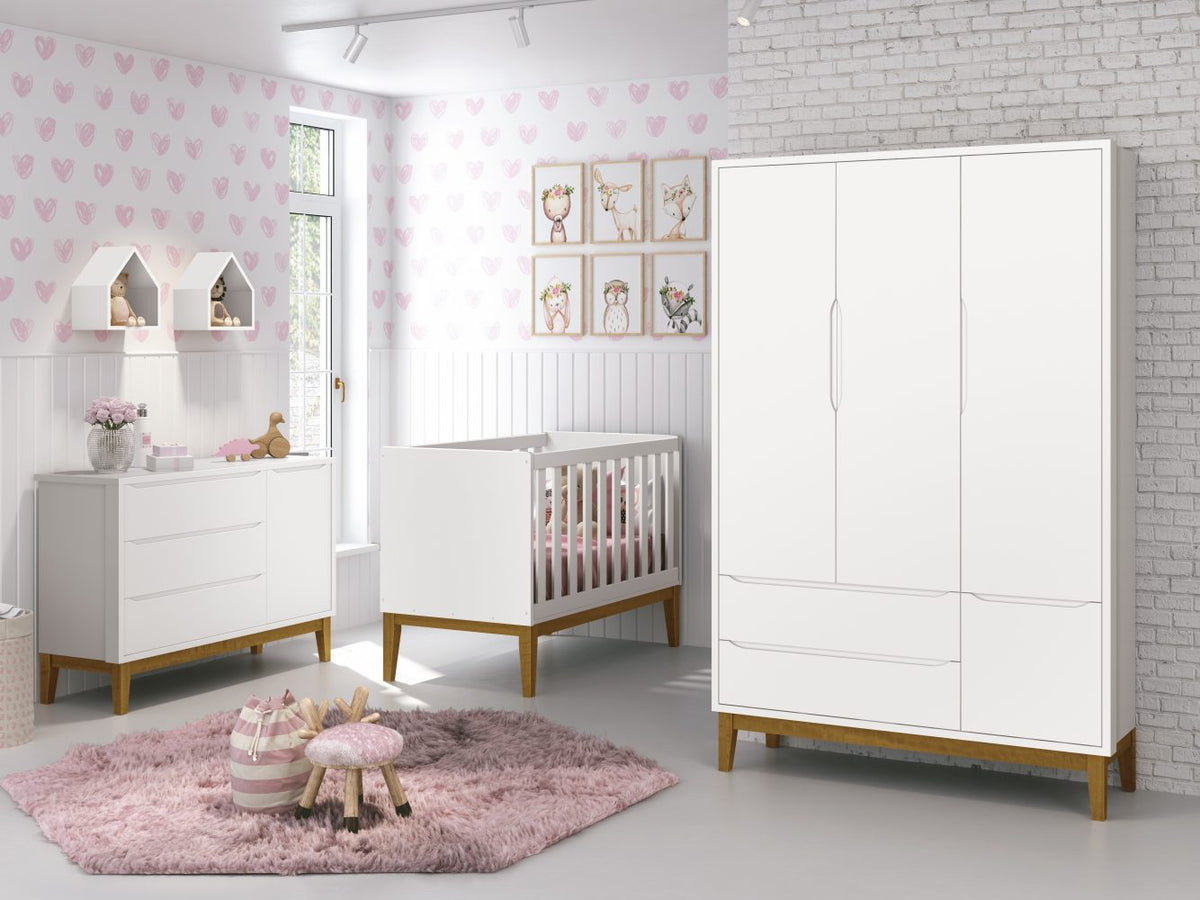 Roupeiro Classic Reller - Branco Fosco