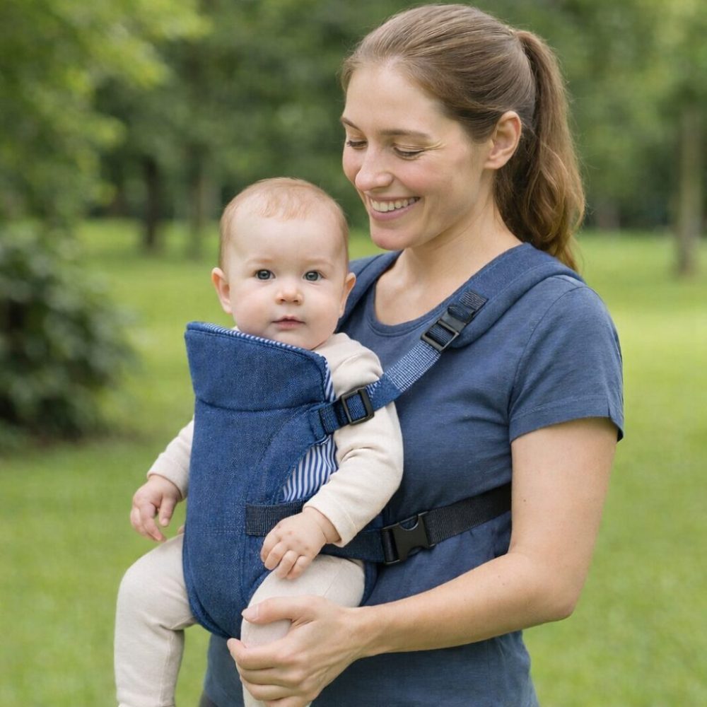 Canguru Bebê Click Para Passeio - Jeans