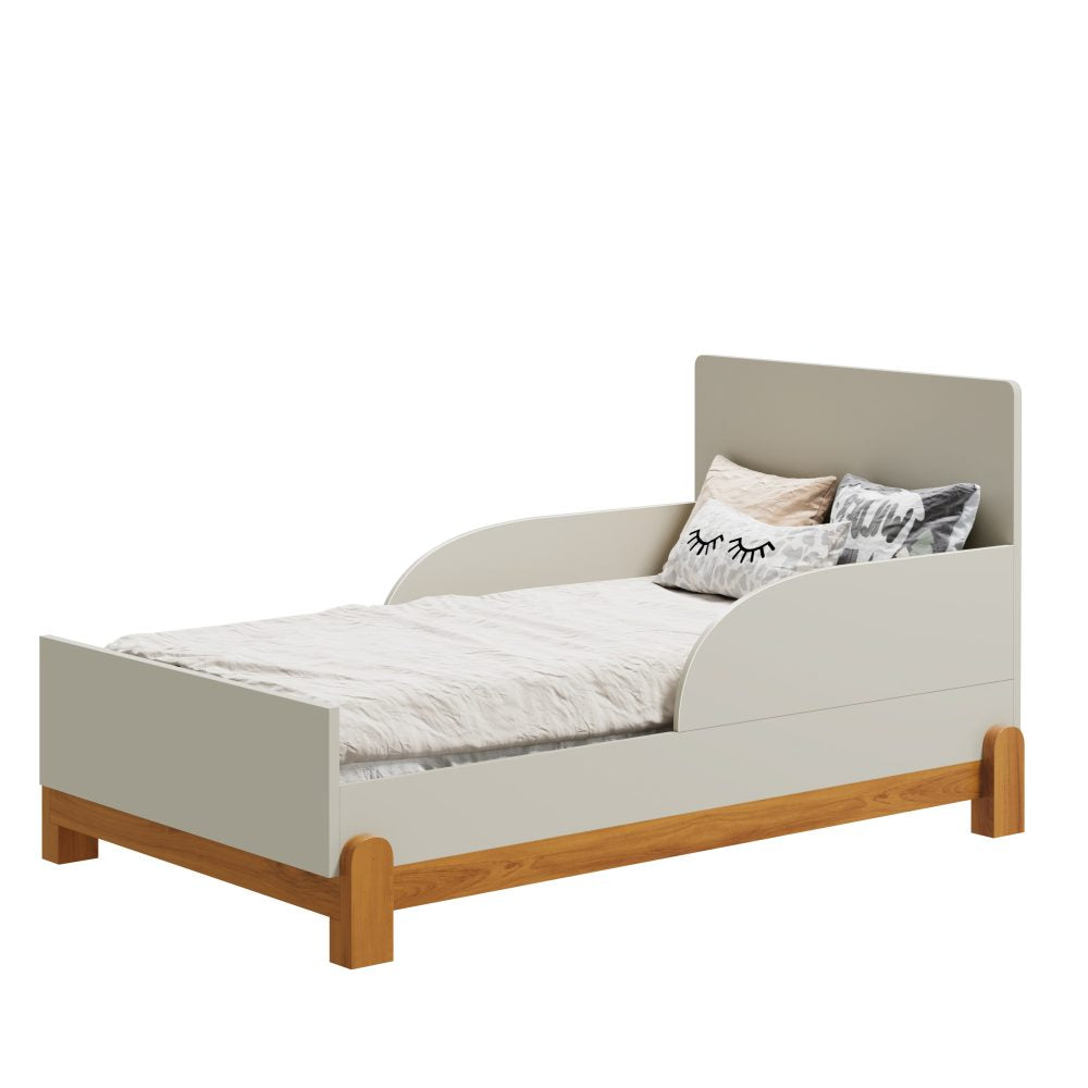 Berço Lotus Liso Reller - Areia Fosco