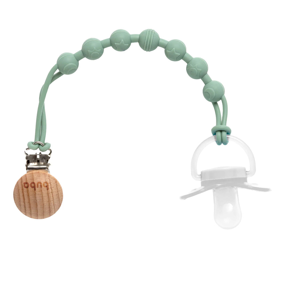 Prendedor De Chupeta Silicone Verde - Buba