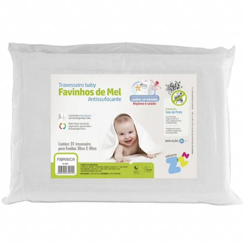 Travesseiro Antissufocante Favinhos de Mel +6 meses